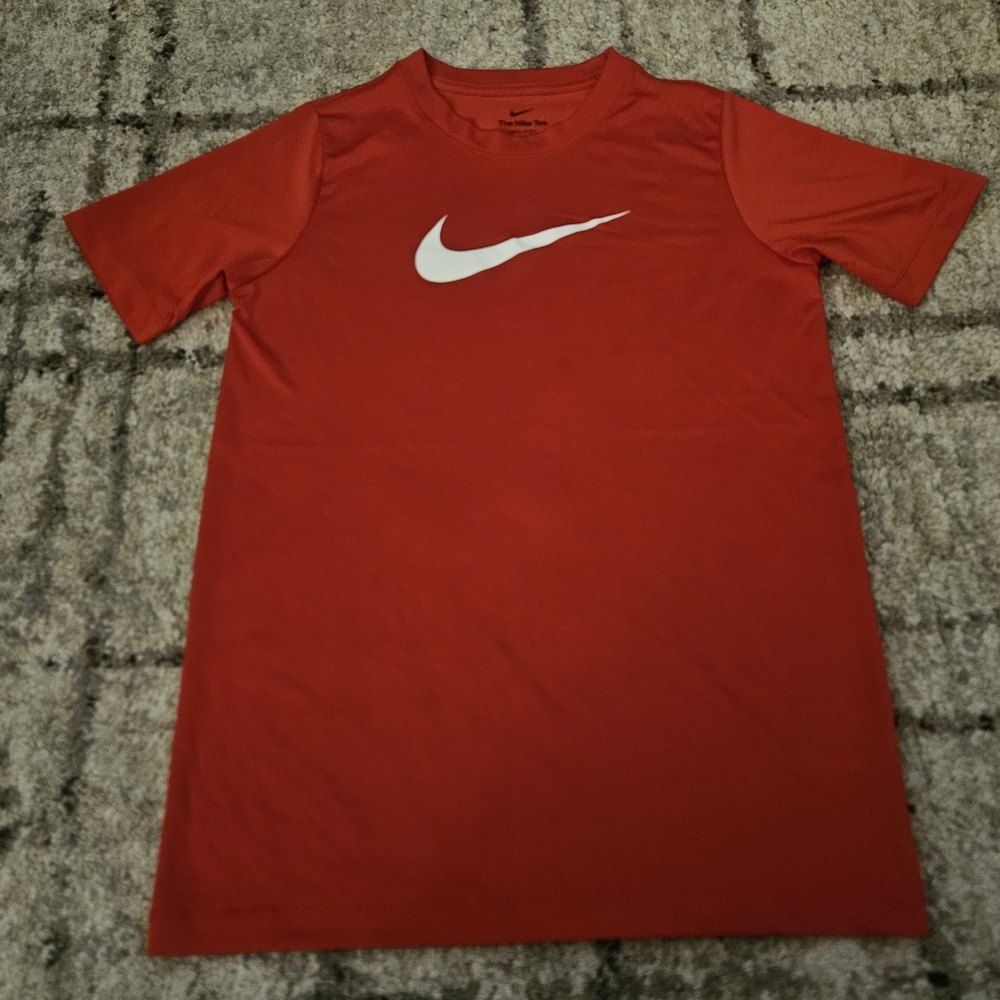 Nike Boys Short Sleeve Red Tee